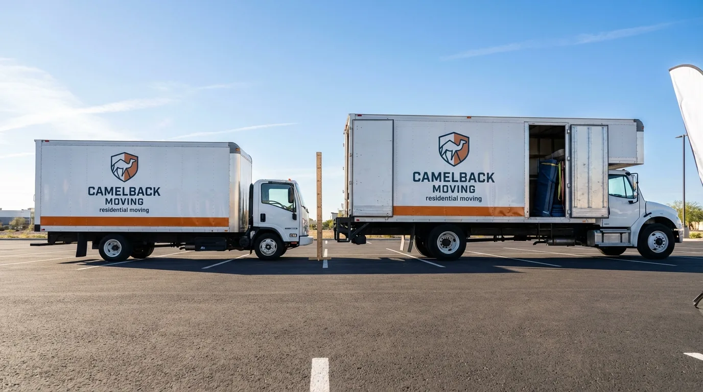 Moving truck size capacity guide in Grand Coulee